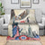 United States Independence Day Blanket Freedom 4th Of July Beige Version