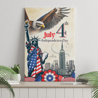 United States Independence Day Canvas Wall Art Freedom 4th Of July Beige Version LT05 - Wonder Print Shop