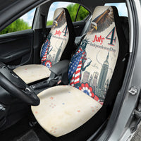 United States Independence Day Car Seat Cover Freedom 4th Of July Beige Version LT05 - Wonder Print Shop