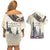 Personalised United States Independence Day Couples Matching Off Shoulder Short Dress and Hawaiian Shirt Freedom 4th Of July Beige Version LT05 - Wonder Print Shop