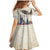 Personalised United States Independence Day Family Matching Mermaid Dress and Hawaiian Shirt Freedom 4th Of July Beige Version LT05 - Wonder Print Shop