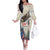 Personalised United States Independence Day Family Matching Off The Shoulder Long Sleeve Dress and Hawaiian Shirt Freedom 4th Of July Beige Version LT05 - Wonder Print Shop
