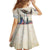 Personalised United States Independence Day Kid Short Sleeve Dress Freedom 4th Of July Beige Version LT05 - Wonder Print Shop