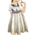 Personalised United States Independence Day Kid Short Sleeve Dress Freedom 4th Of July Beige Version LT05 - Wonder Print Shop