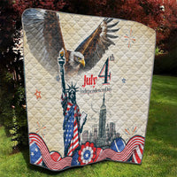 United States Independence Day Quilt Freedom 4th Of July Beige Version LT05 - Wonder Print Shop