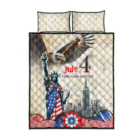 United States Independence Day Quilt Bed Set Freedom 4th Of July Beige Version LT05 - Wonder Print Shop