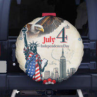 United States Independence Day Spare Tire Cover Freedom 4th Of July Beige Version LT05 - Wonder Print Shop