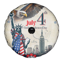 United States Independence Day Spare Tire Cover Freedom 4th Of July Beige Version LT05 - Wonder Print Shop