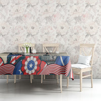 United States Independence Day Tablecloth Freedom 4th Of July Beige Version LT05 - Wonder Print Shop