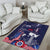 United States Independence Day Area Rug Freedom 4th Of July Navy Version