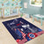 United States Independence Day Area Rug Freedom 4th Of July Navy Version