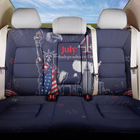 United States Independence Day Back Car Seat Cover Freedom 4th Of July Navy Version LT05 - Wonder Print Shop