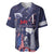 Personalised United States Independence Day Baseball Jersey Freedom 4th Of July Navy Version LT05 - Wonder Print Shop