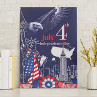 United States Independence Day Canvas Wall Art Freedom 4th Of July Navy Version LT05 - Wonder Print Shop