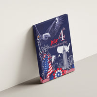 United States Independence Day Canvas Wall Art Freedom 4th Of July Navy Version LT05 - Wonder Print Shop