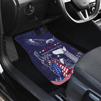 United States Independence Day Car Mats Freedom 4th Of July Navy Version LT05 - Wonder Print Shop
