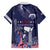 Personalised United States Independence Day Family Matching Off Shoulder Maxi Dress and Hawaiian Shirt Freedom 4th Of July Navy Version LT05 - Wonder Print Shop