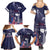 Personalised United States Independence Day Family Matching Summer Maxi Dress and Hawaiian Shirt Freedom 4th Of July Navy Version LT05 - Wonder Print Shop