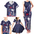 Personalised United States Independence Day Family Matching Tank Maxi Dress and Hawaiian Shirt Freedom 4th Of July Navy Version LT05 - Wonder Print Shop