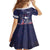 Personalised United States Independence Day Kid Short Sleeve Dress Freedom 4th Of July Navy Version LT05 - Wonder Print Shop