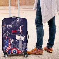 United States Independence Day Luggage Cover Freedom 4th Of July Navy Version LT05 - Wonder Print Shop