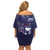 United States Independence Day Off Shoulder Short Dress Freedom 4th Of July Navy Version LT05 - Wonder Print Shop