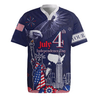 Personalised United States Independence Day Rugby Jersey Freedom 4th Of July Navy Version LT05 - Wonder Print Shop
