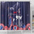 United States Independence Day Shower Curtain Freedom 4th Of July Navy Version