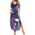 Personalised United States Independence Day Summer Maxi Dress Freedom 4th Of July Navy Version LT05 - Wonder Print Shop