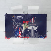 United States Independence Day Tablecloth Freedom 4th Of July Navy Version LT05 - Wonder Print Shop