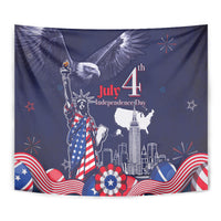 United States Independence Day Tapestry Freedom 4th Of July Navy Version LT05 - Wonder Print Shop