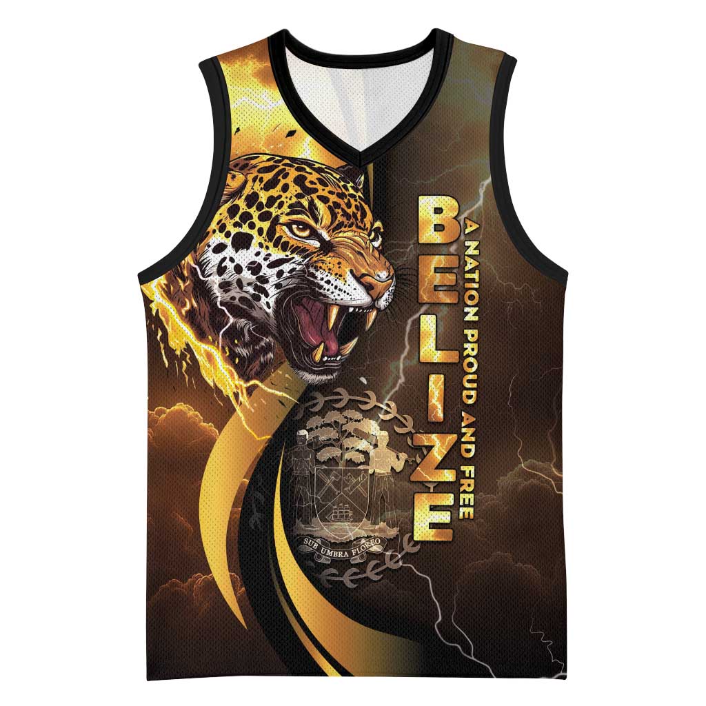 Belize Emancipation Day Basketball Jersey A Nation Proud And Free - Wonder Print Shop