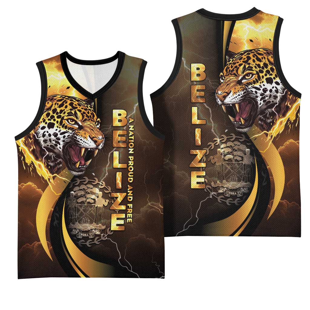 Belize Emancipation Day Basketball Jersey A Nation Proud And Free - Wonder Print Shop