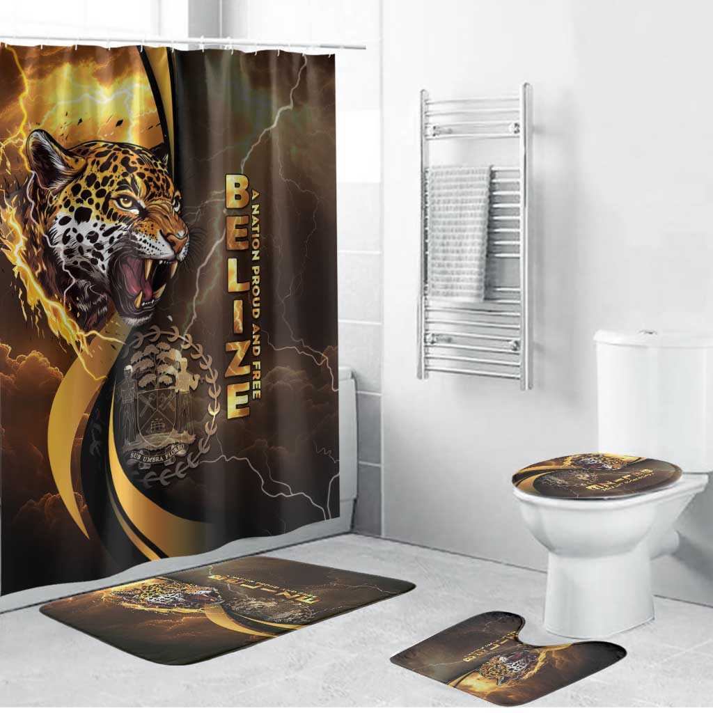 Belize Emancipation Day Bathroom Set A Nation Proud And Free - Wonder Print Shop