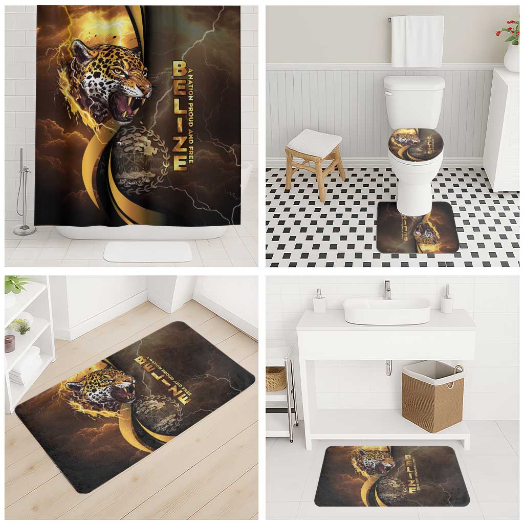 Belize Emancipation Day Bathroom Set A Nation Proud And Free - Wonder Print Shop