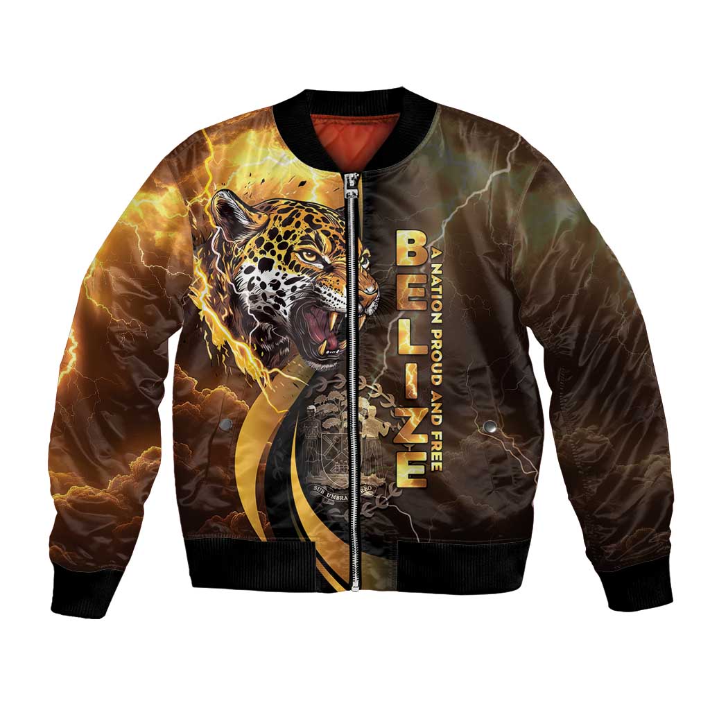Belize Emancipation Day Bomber Jacket A Nation Proud And Free - Wonder Print Shop