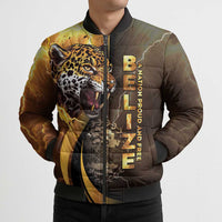 Belize Emancipation Day Bomber Puffer Jacket A Nation Proud And Free - Wonder Print Shop