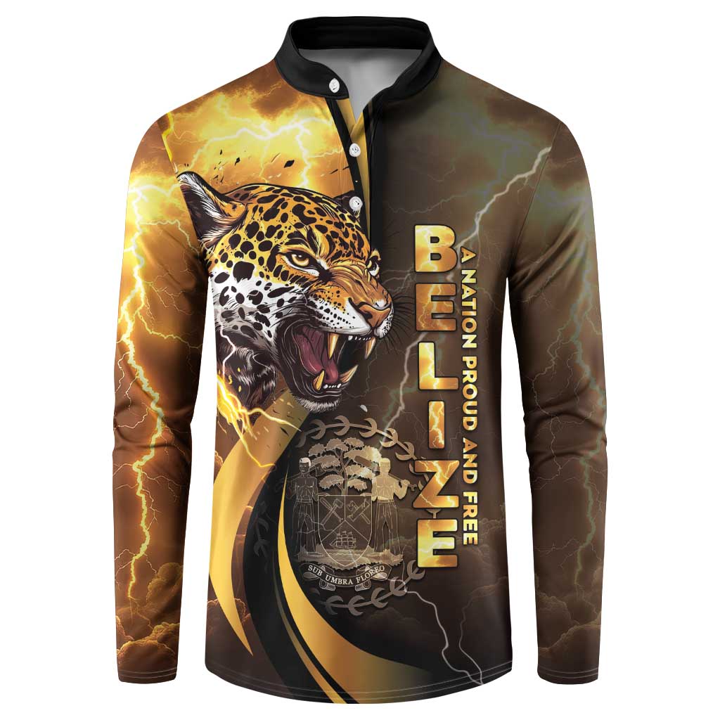 Belize Emancipation Day Button Sweatshirt A Nation Proud And Free - Wonder Print Shop