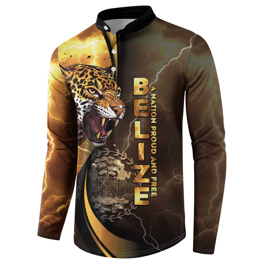 Belize Emancipation Day Button Sweatshirt A Nation Proud And Free - Wonder Print Shop