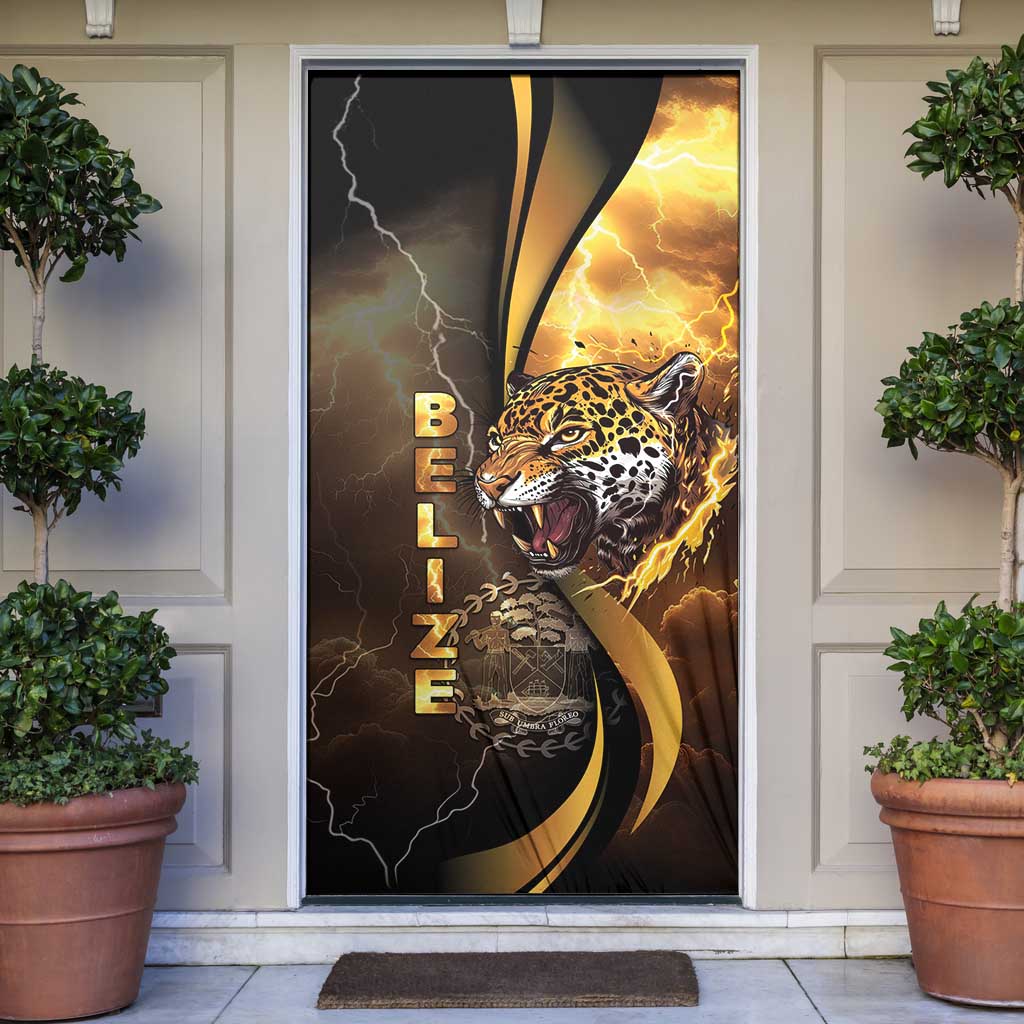 Belize Emancipation Day Door Cover A Nation Proud And Free - Wonder Print Shop