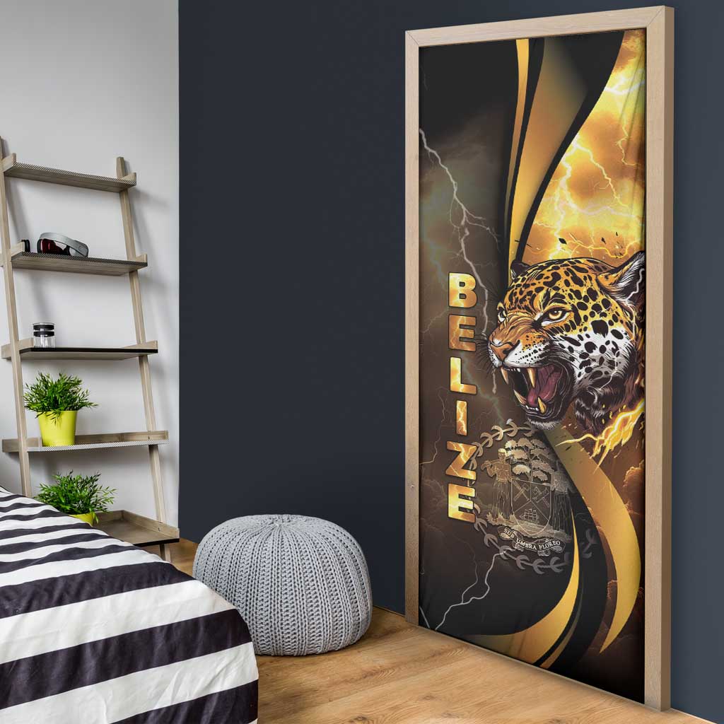 Belize Emancipation Day Door Cover A Nation Proud And Free - Wonder Print Shop