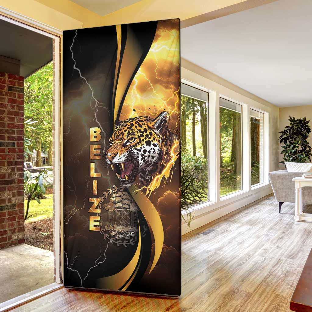 Belize Emancipation Day Door Cover A Nation Proud And Free - Wonder Print Shop
