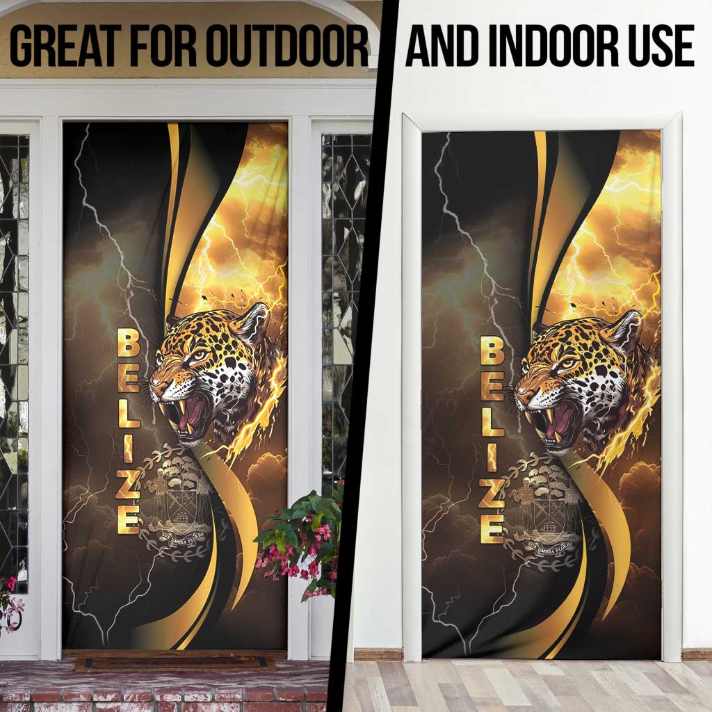 Belize Emancipation Day Door Cover A Nation Proud And Free - Wonder Print Shop