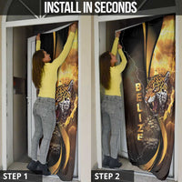 Belize Emancipation Day Door Cover A Nation Proud And Free - Wonder Print Shop