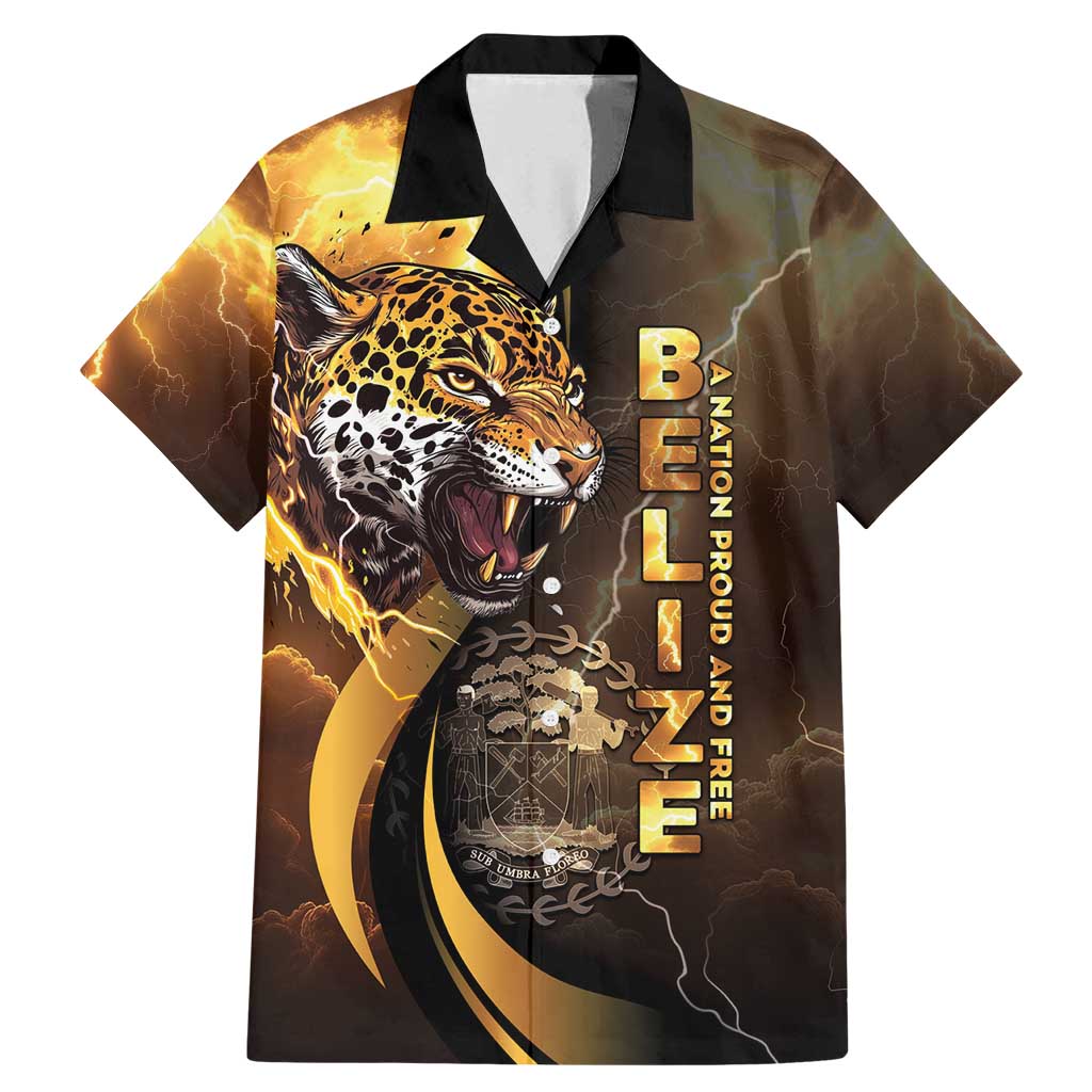 Belize Emancipation Day Family Matching Mermaid Dress and Hawaiian Shirt A Nation Proud And Free - Wonder Print Shop