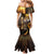 Belize Emancipation Day Family Matching Mermaid Dress and Hawaiian Shirt A Nation Proud And Free - Wonder Print Shop