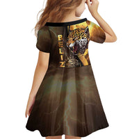 Belize Emancipation Day Family Matching Off Shoulder Short Dress and Hawaiian Shirt A Nation Proud And Free - Wonder Print Shop