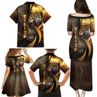 Belize Emancipation Day Family Matching Puletasi and Hawaiian Shirt A Nation Proud And Free - Wonder Print Shop