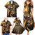 Belize Emancipation Day Family Matching Summer Maxi Dress and Hawaiian Shirt A Nation Proud And Free - Wonder Print Shop