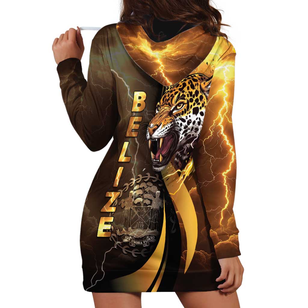 Belize Emancipation Day Hoodie Dress A Nation Proud And Free - Wonder Print Shop